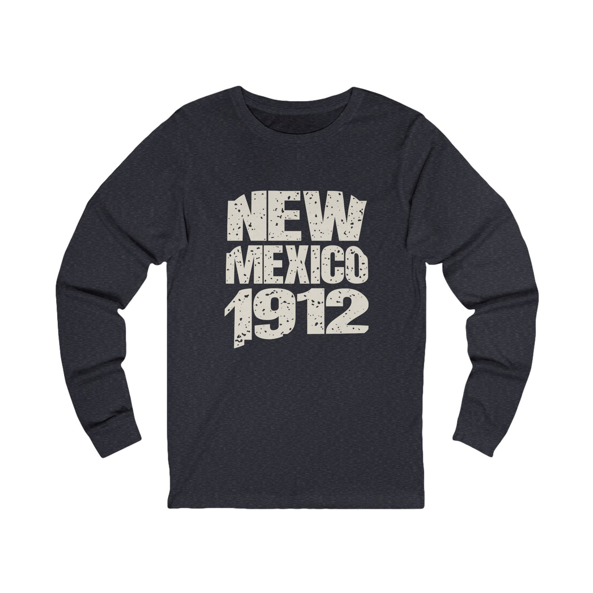 New Mexico Vintage Letters Map Long Sleeve Tee