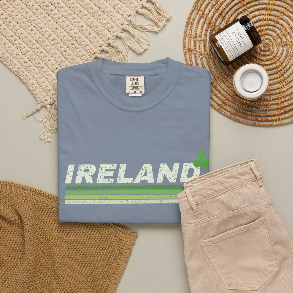 Ireland Est 1937 Retro Stripes T-Shirt