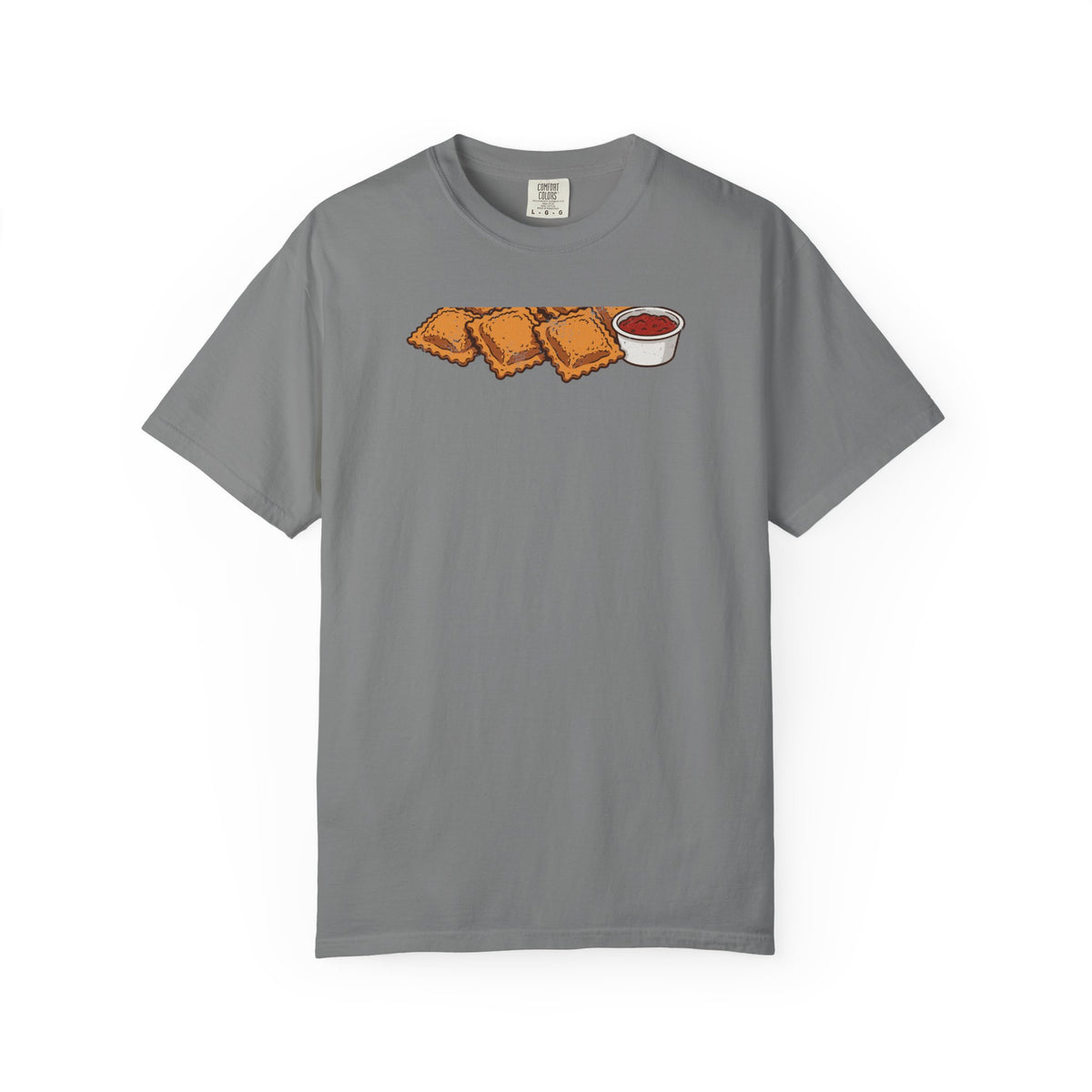 St Louis Toasted Ravioli Retro Food Illustration T-Shirt