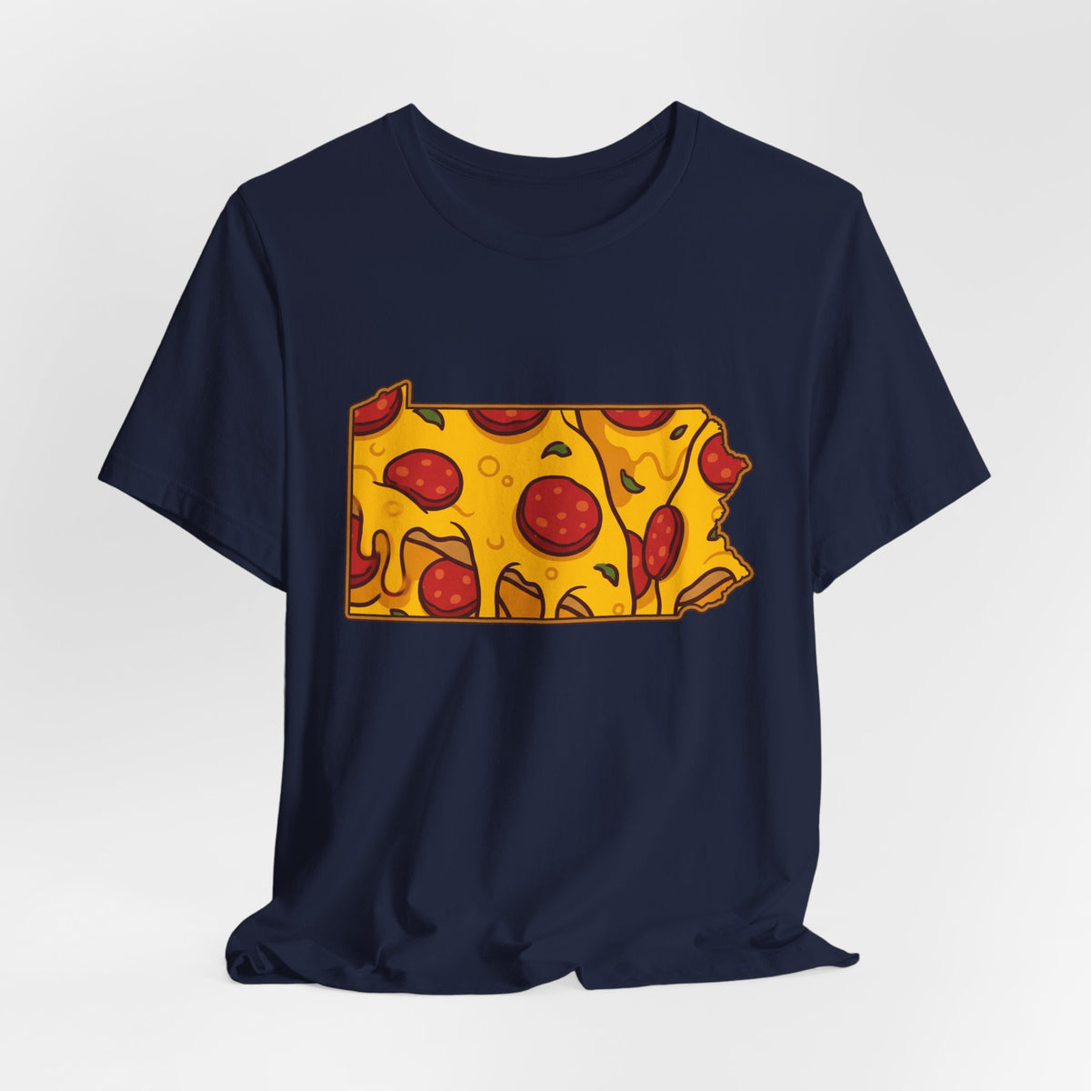 Pennsylvania Pizza Map T-Shirt