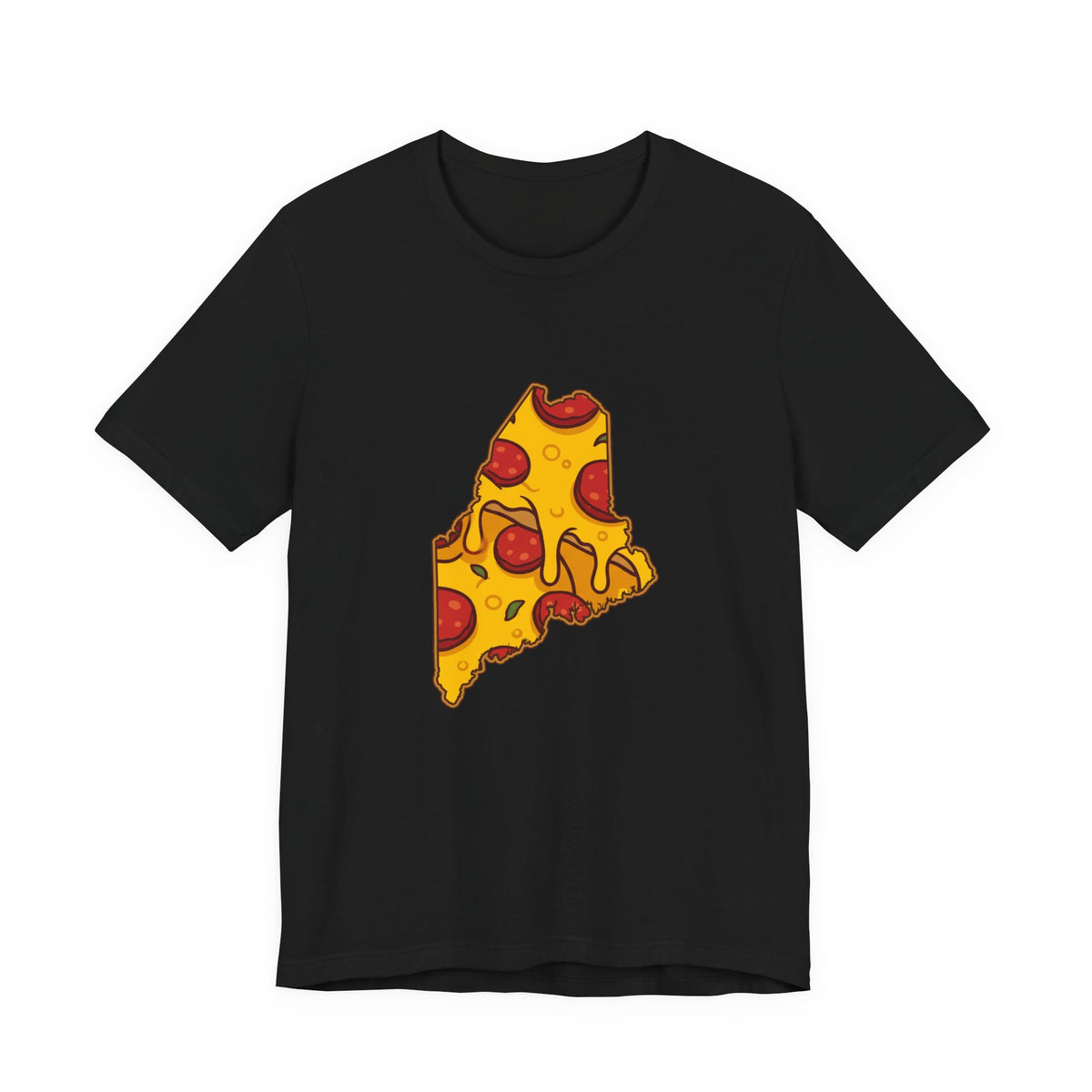 Maine Pizza Map T-Shirt