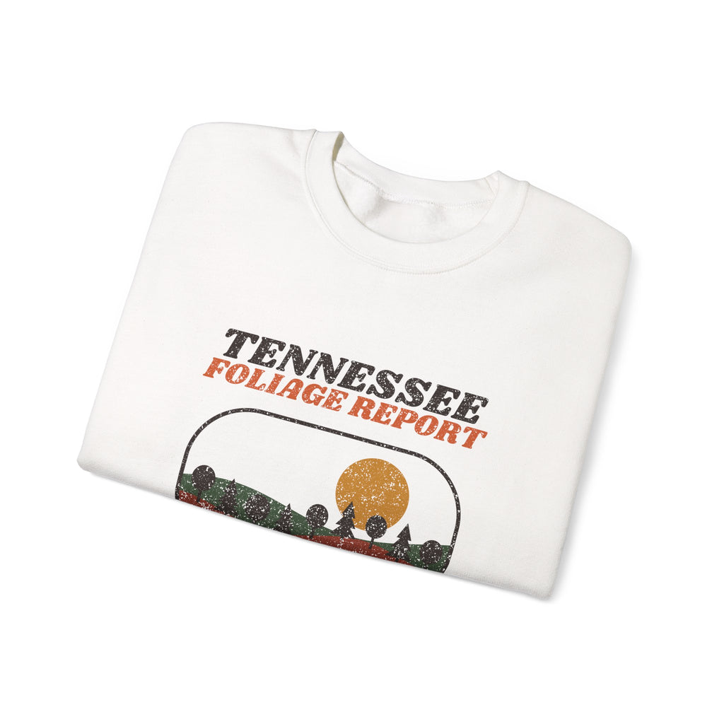 Tennessee Foliage Report Retro Landscape Crewneck Sweatshirt