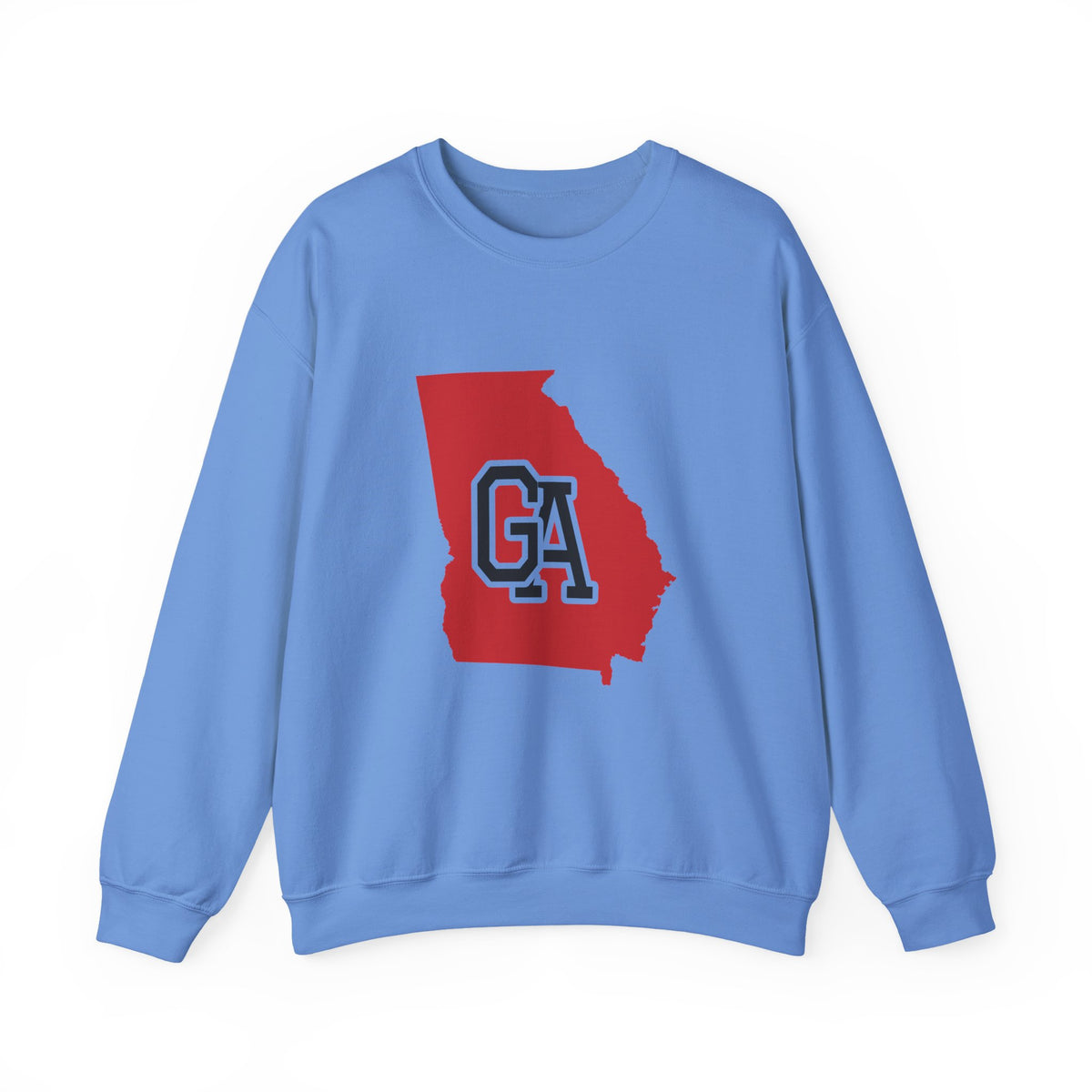 Georgia Varsity Monogram Map Crewneck Sweatshirt