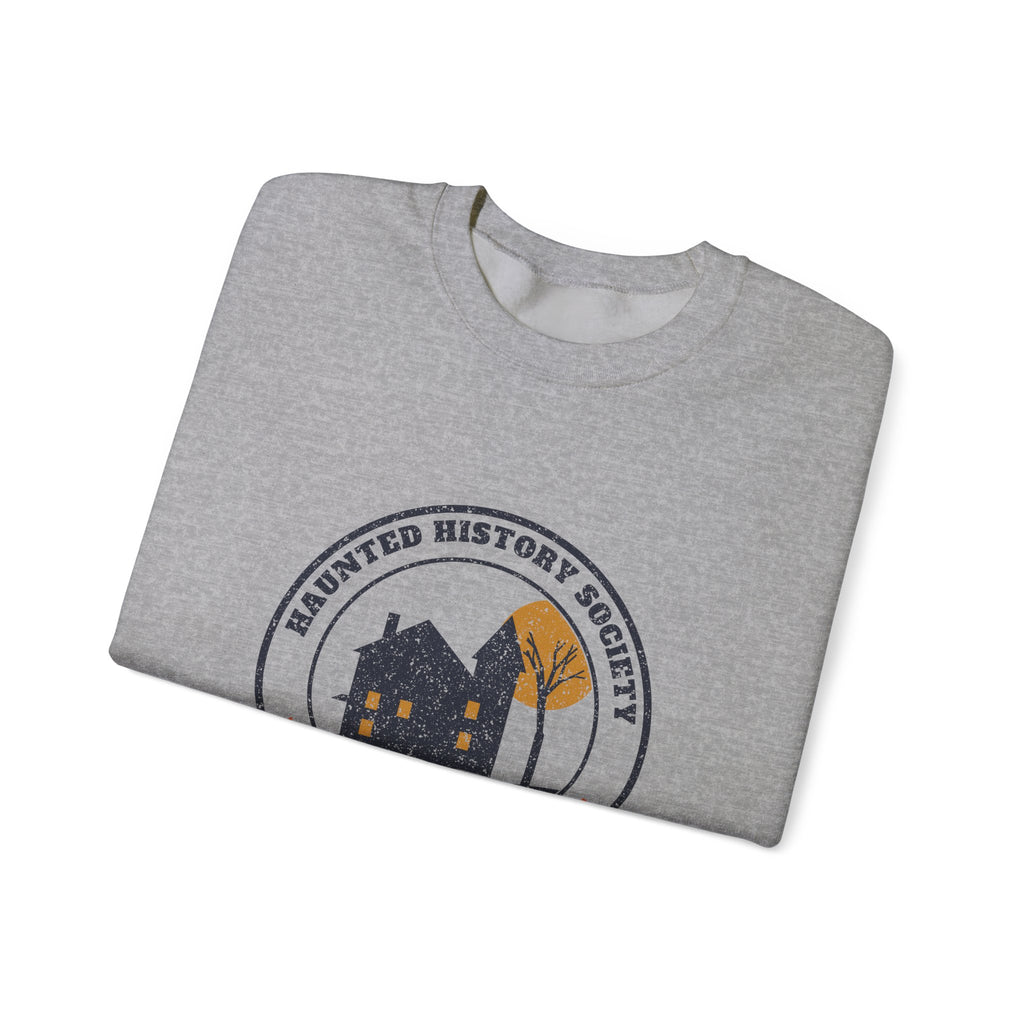 North Conway New Hampshire Haunted History Society Seal Crewneck Sweatshirt