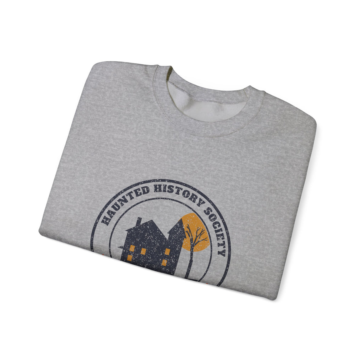 North Conway New Hampshire Haunted History Society Seal Crewneck Sweatshirt