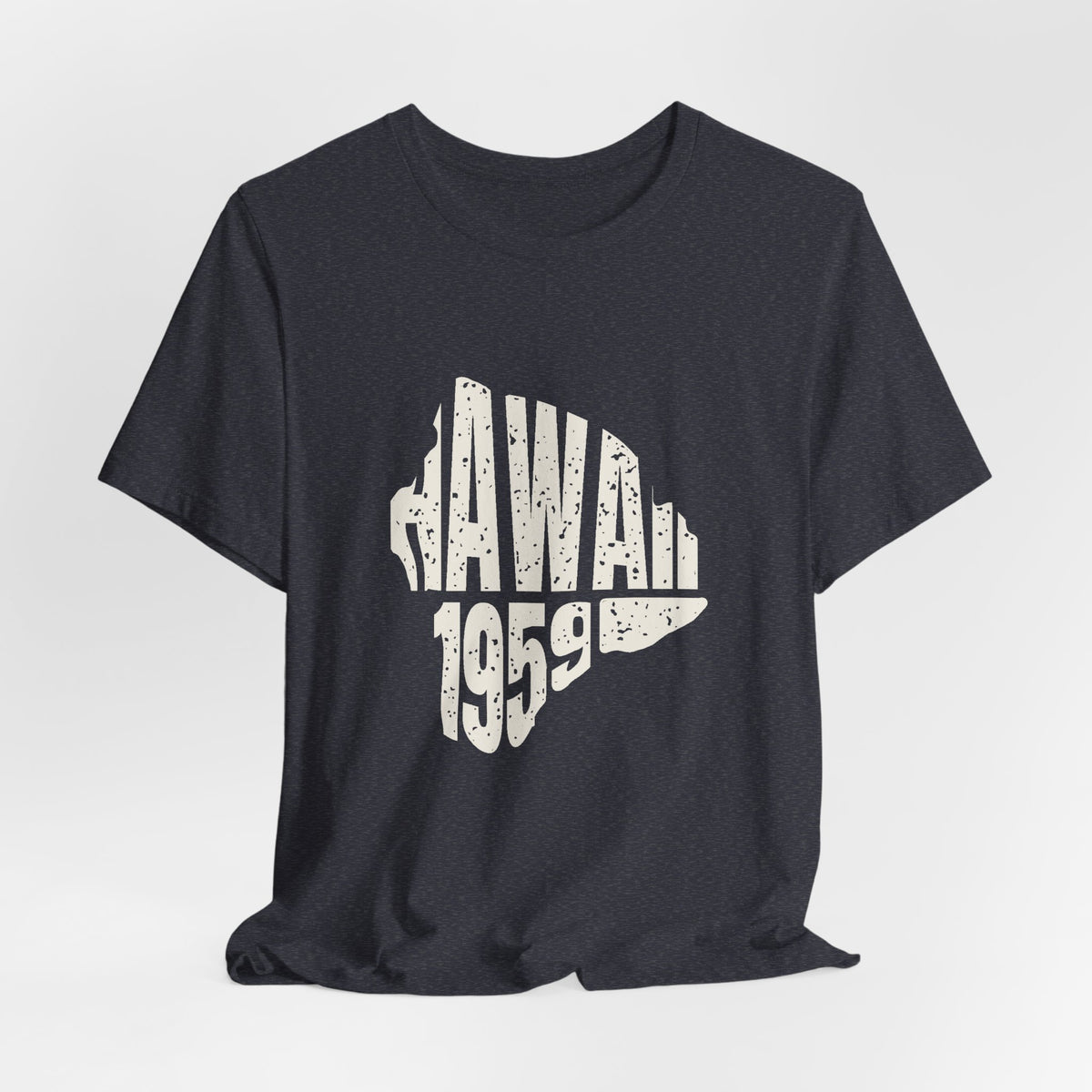 Hawaii Vintage Letters Map T-Shirt