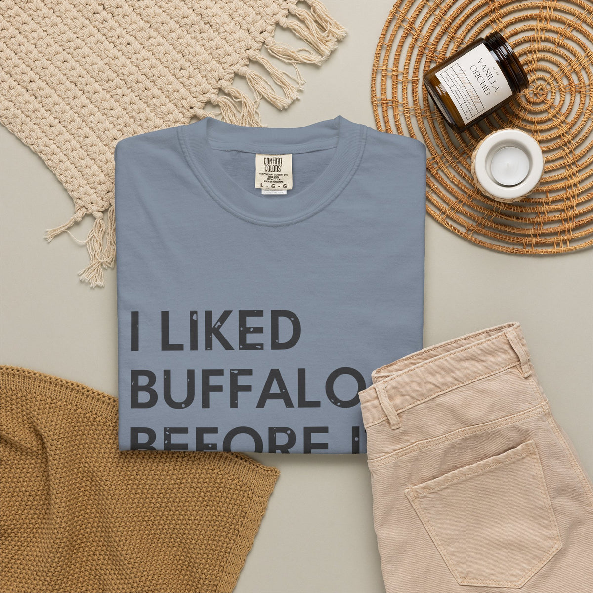 I Liked Buffalo Before It Was Cool Retro Hometown T-Shirt