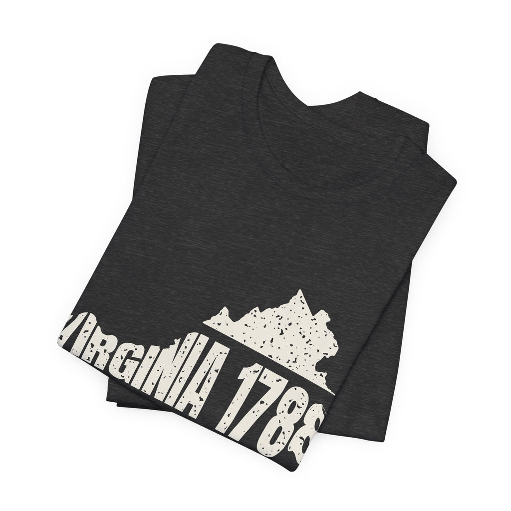 Virginia Vintage Letters Map T-Shirt