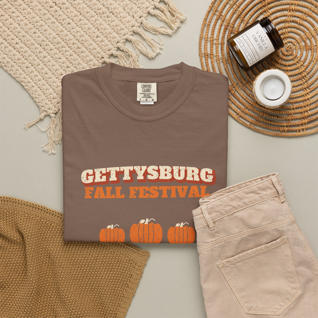 Gettysburg Pennsylvania Fall Festival Hay Wagon T-Shirt