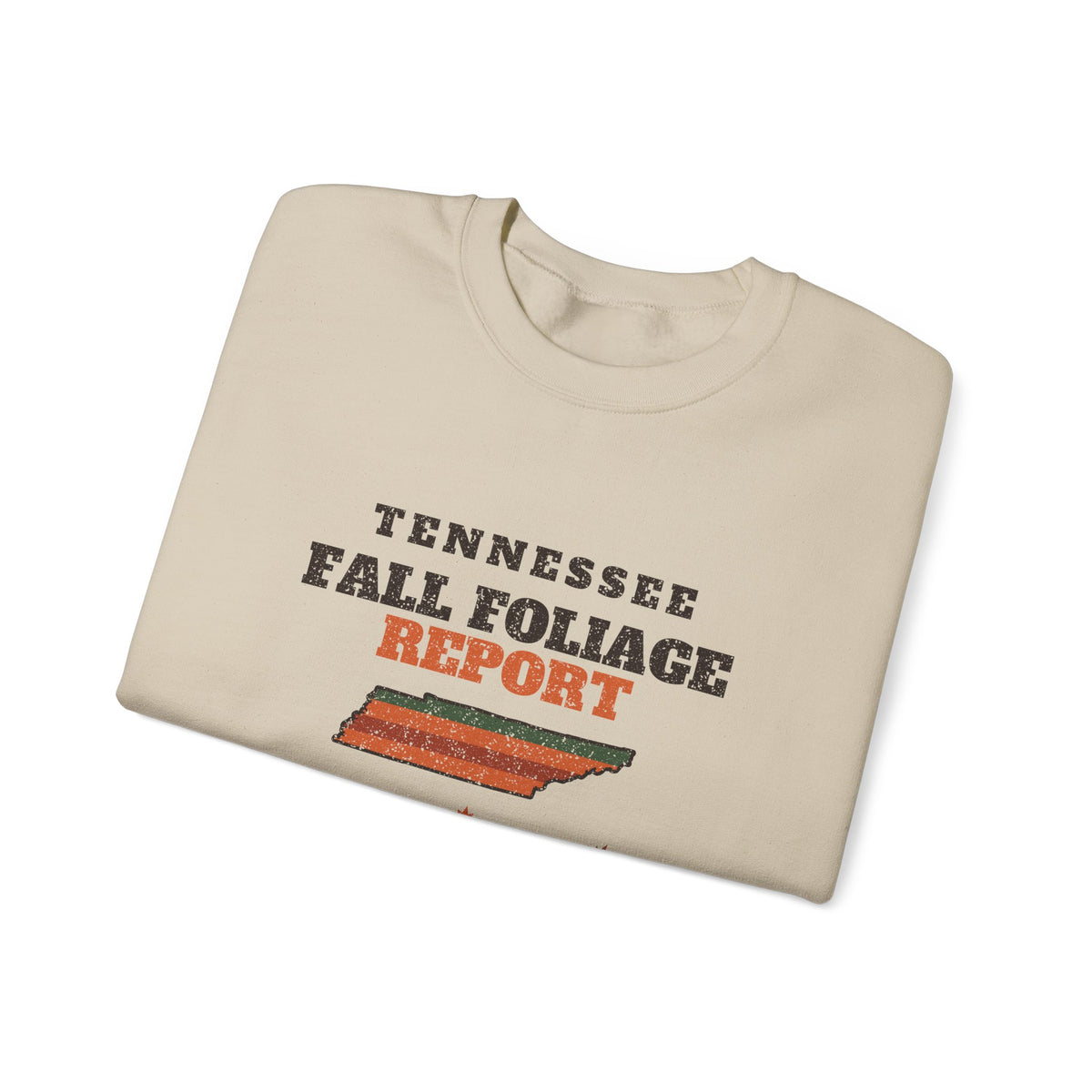 Tennessee Fall Foliage Report Map Crewneck Sweatshirt