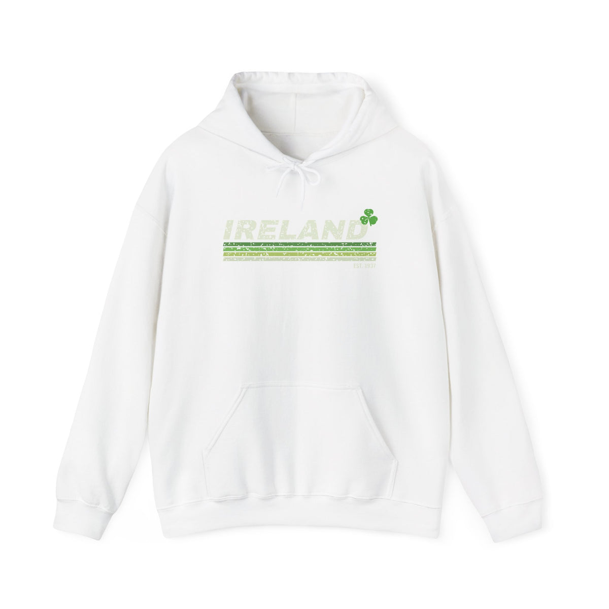 Ireland Est 1937 Retro Stripes Hoodie