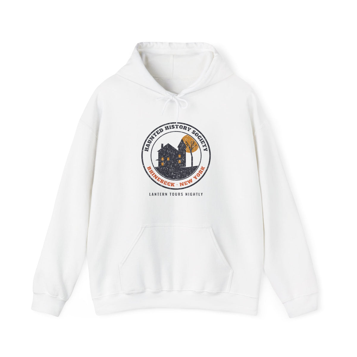 Rhinebeck New York Haunted History Society Seal Hoodie