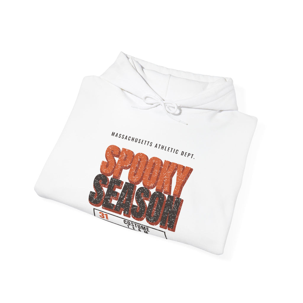 Massachusetts Spooky Season Athletic Dept. Hoodie
