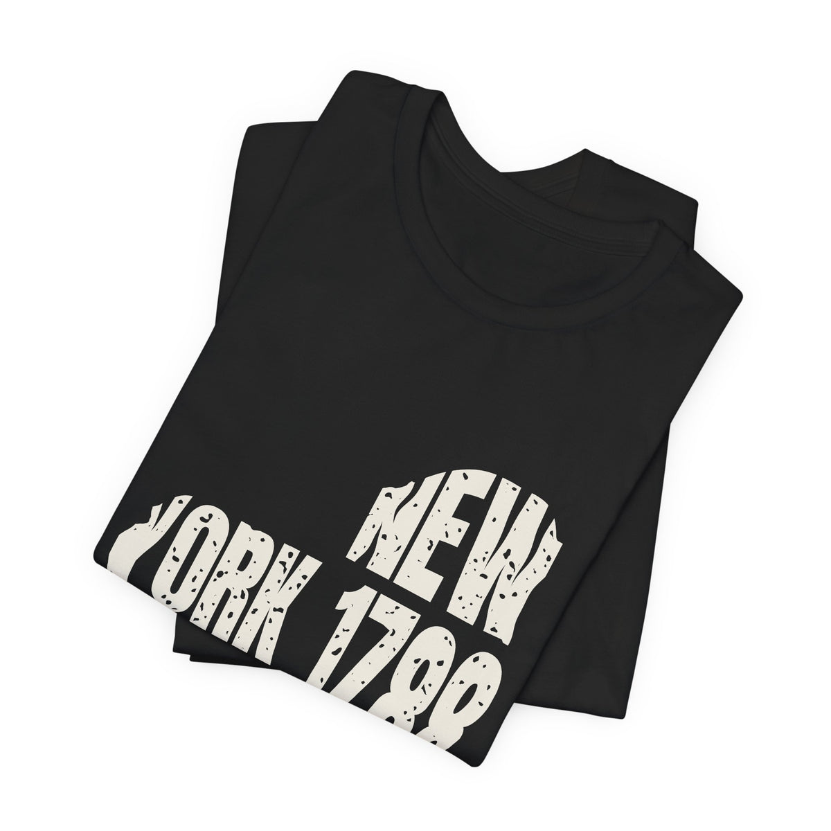 New York Vintage Letters Map T-Shirt
