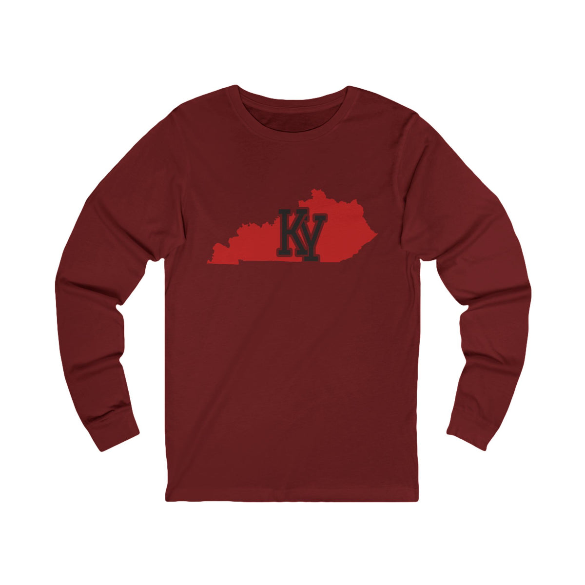 Kentucky Varsity Monogram Map Long Sleeve Tee