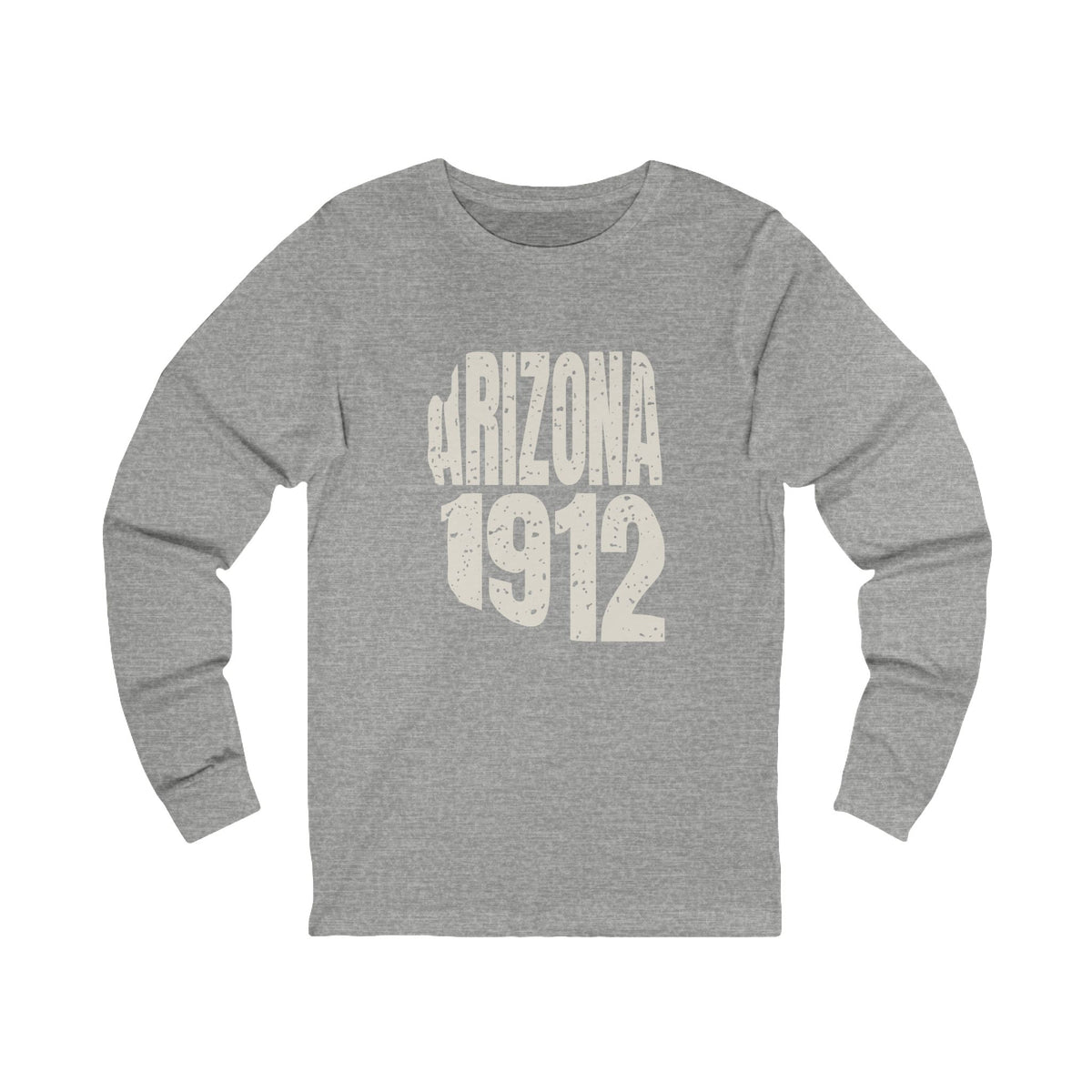 Arizona Vintage Letters Map Long Sleeve Tee