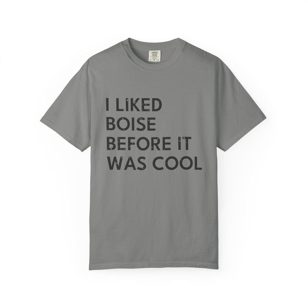 I Liked Boise Before It Was Cool Retro Hometown T-Shirt