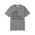 I Liked Boise Before It Was Cool Retro Hometown T-Shirt