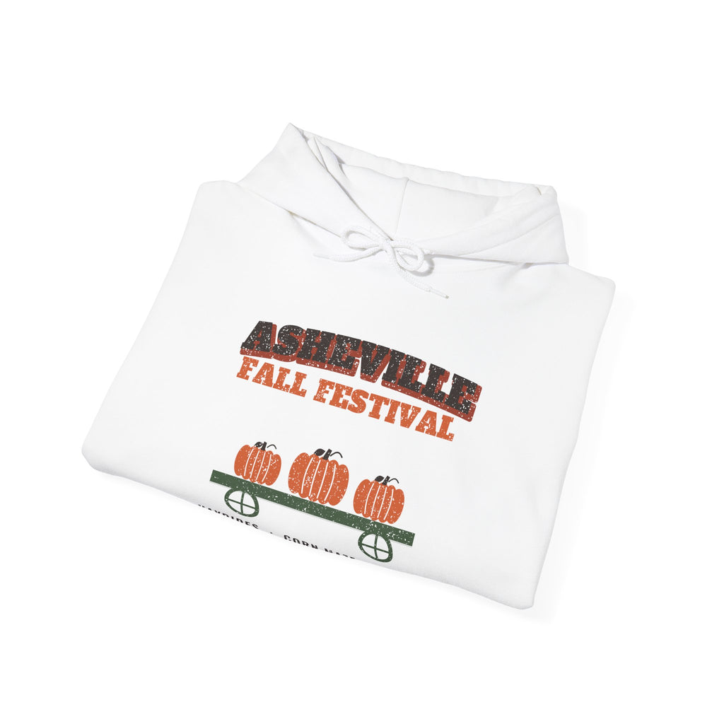 Asheville North Carolina Fall Festival Hay Wagon Hoodie