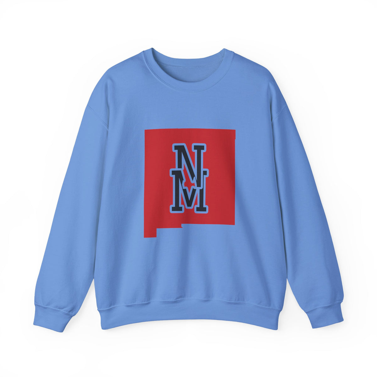 New Mexico Varsity Monogram Map Crewneck Sweatshirt
