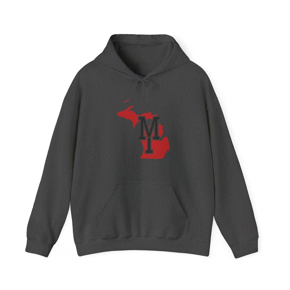 Michigan Varsity Monogram Map Hoodie