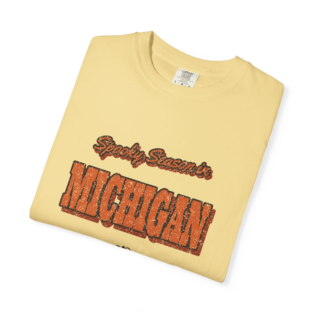 Spooky Season in Michigan Vintage Postcard T-Shirt