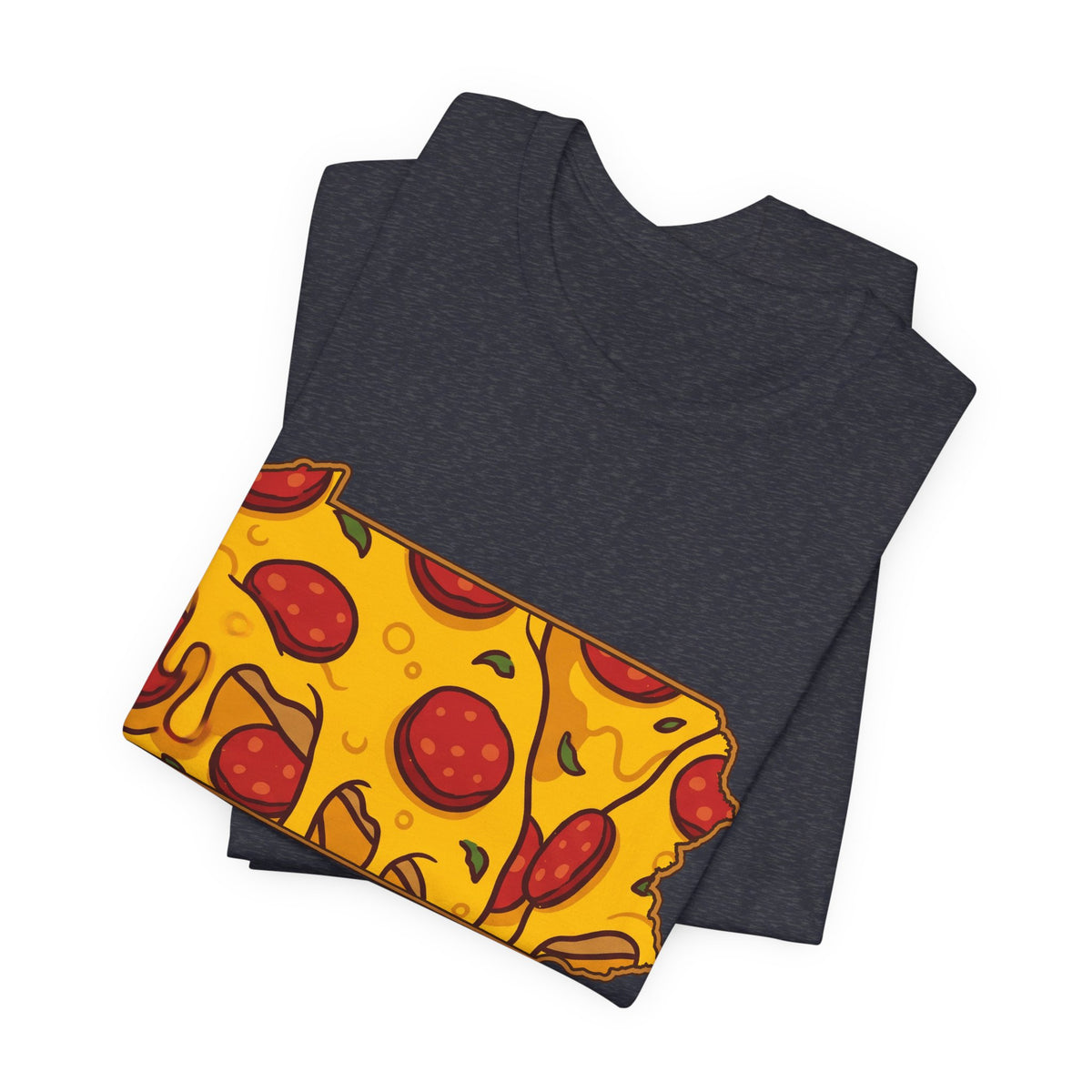 Pennsylvania Pizza Map T-Shirt