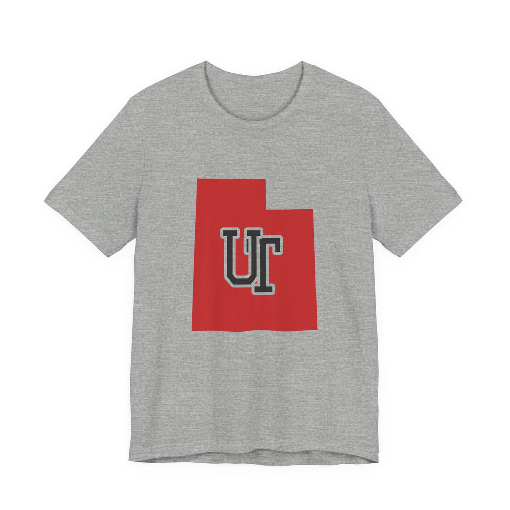 Utah Varsity Monogram Map T-Shirt