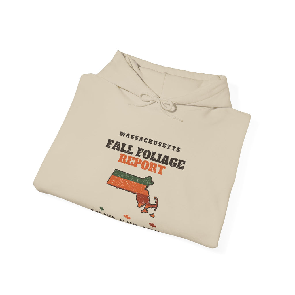 Massachusetts Fall Foliage Report Map Hoodie