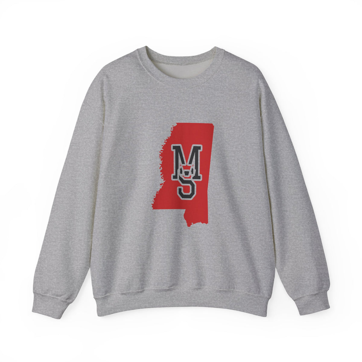 Mississippi Varsity Monogram Map Crewneck Sweatshirt