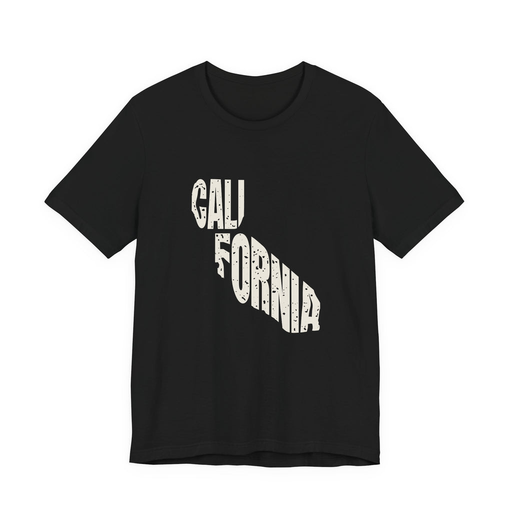 California Vintage Letters Map T-Shirt