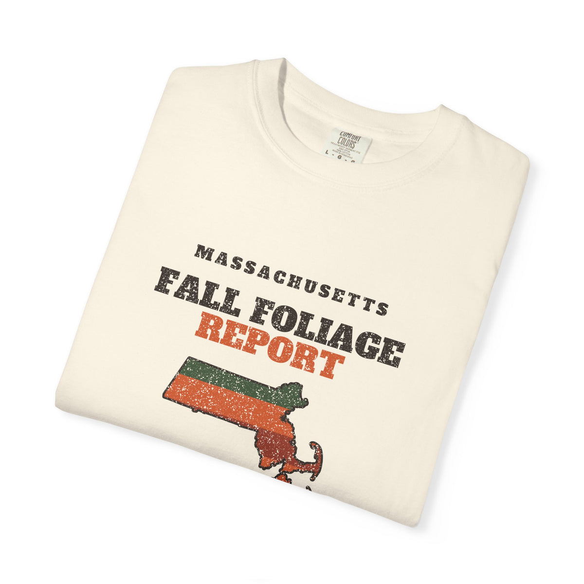 Massachusetts Fall Foliage Report Map T-Shirt