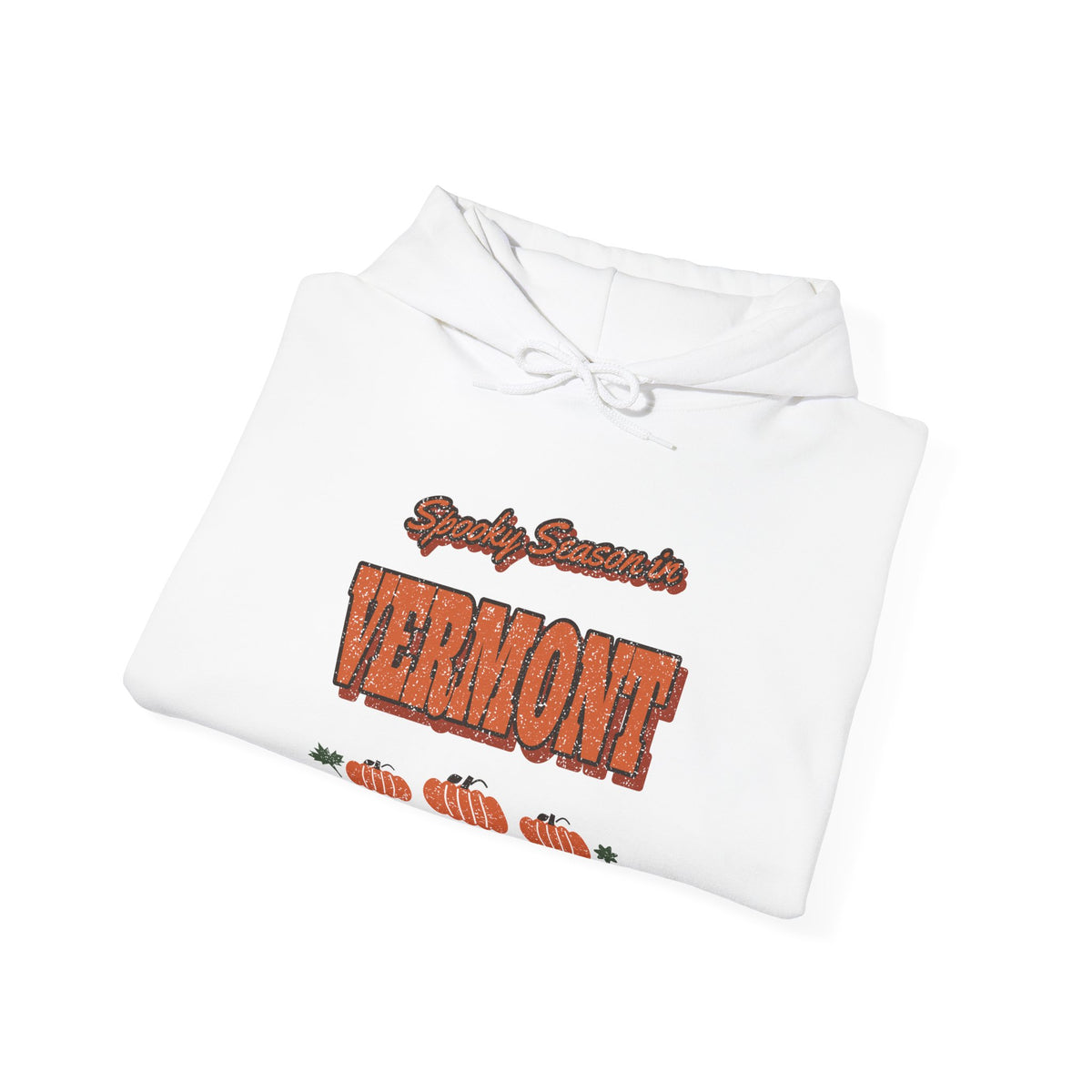 Spooky Season in Vermont Vintage Postcard Hoodie