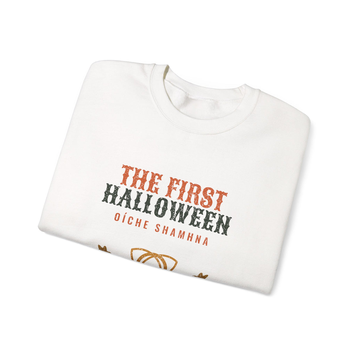 The First Halloween Oíche Shamhna Celtic Knot Crewneck Sweatshirt