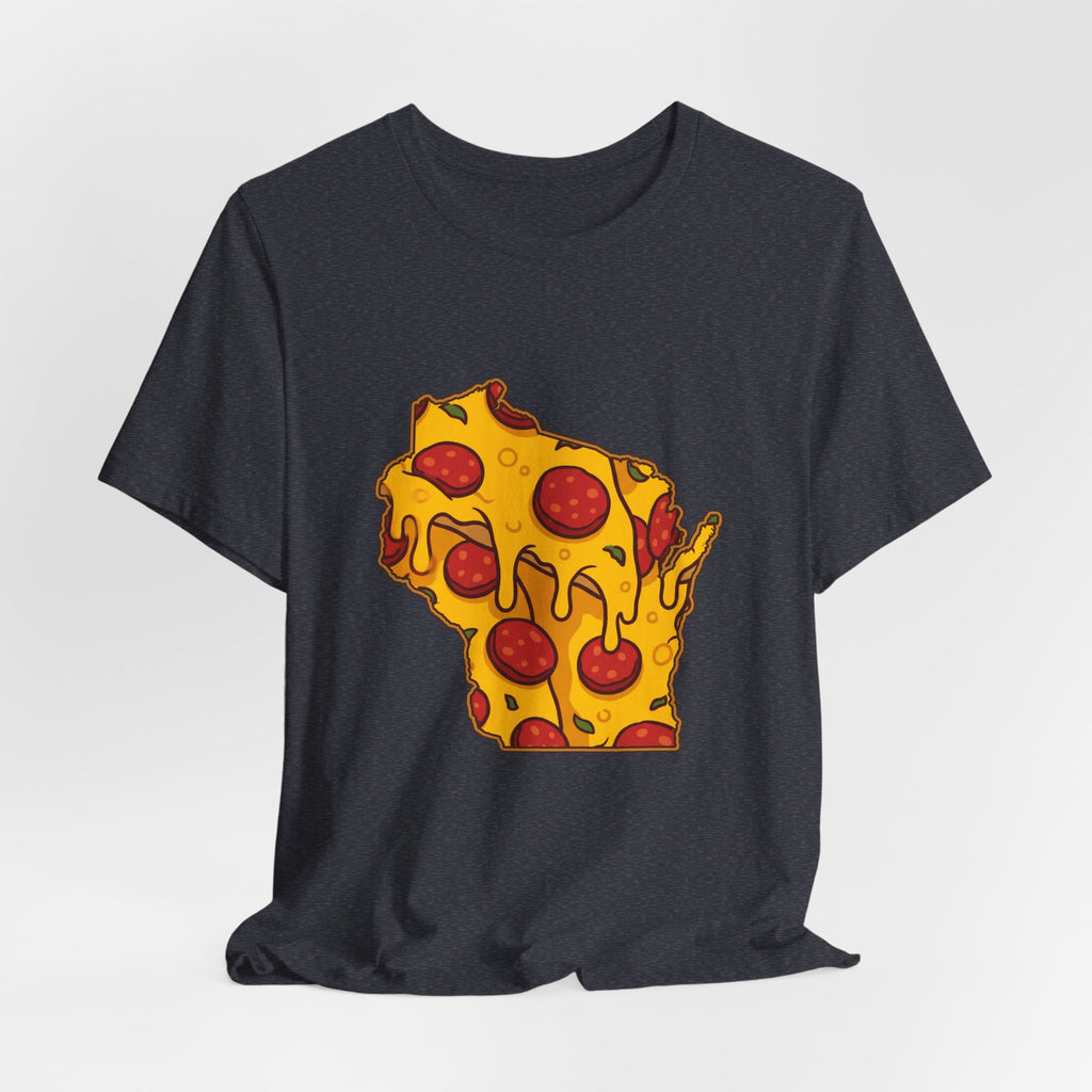 Wisconsin Pizza Map T-Shirt