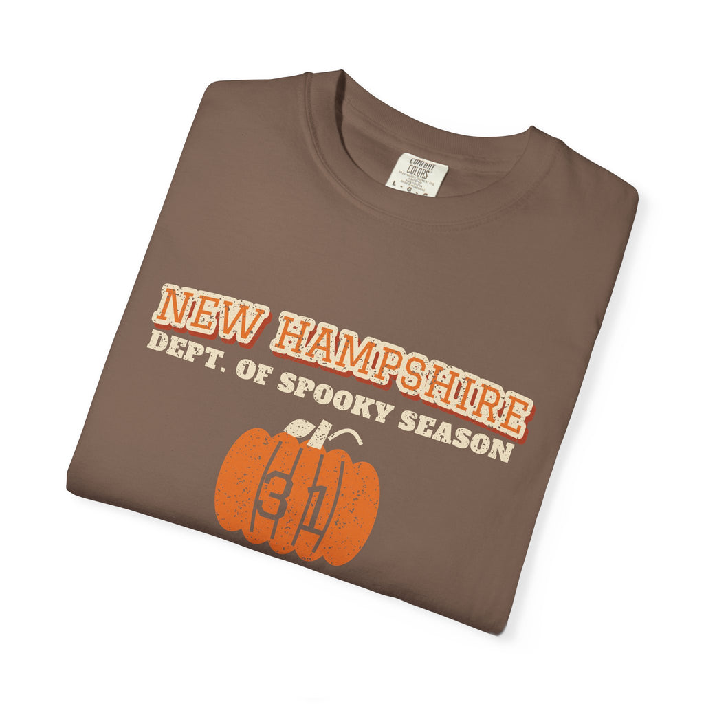 New Hampshire Dept. of Spooky Season Varsity T-Shirt
