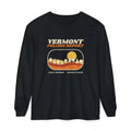 Vermont Foliage Report Retro Landscape Long Sleeve Tee