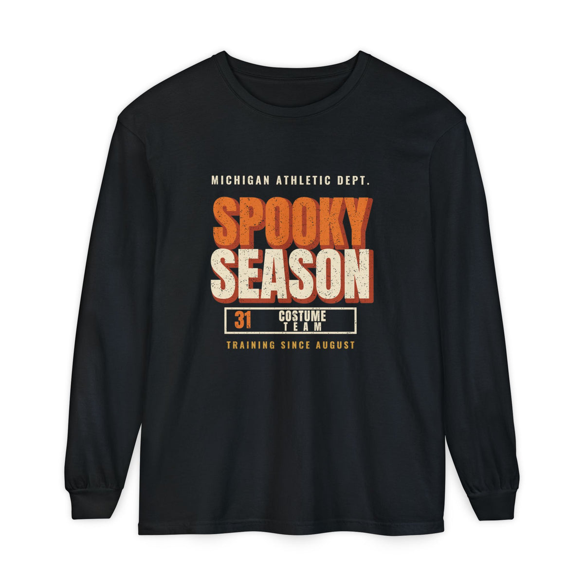Michigan Spooky Season Athletic Dept. Long Sleeve Tee