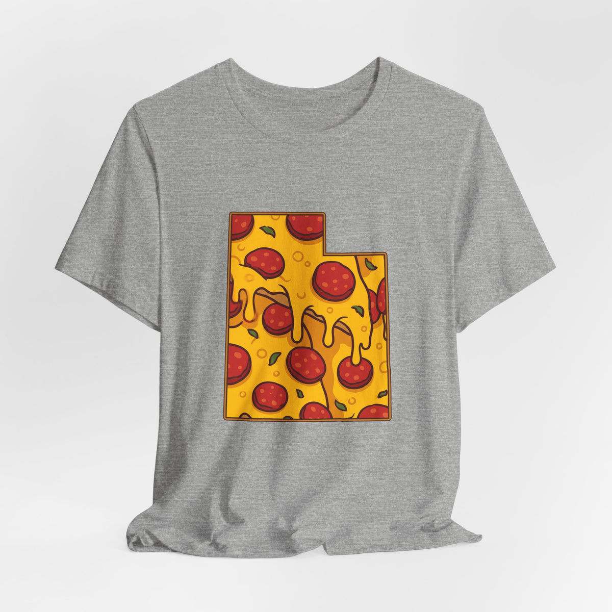 Utah Pizza Map T-Shirt