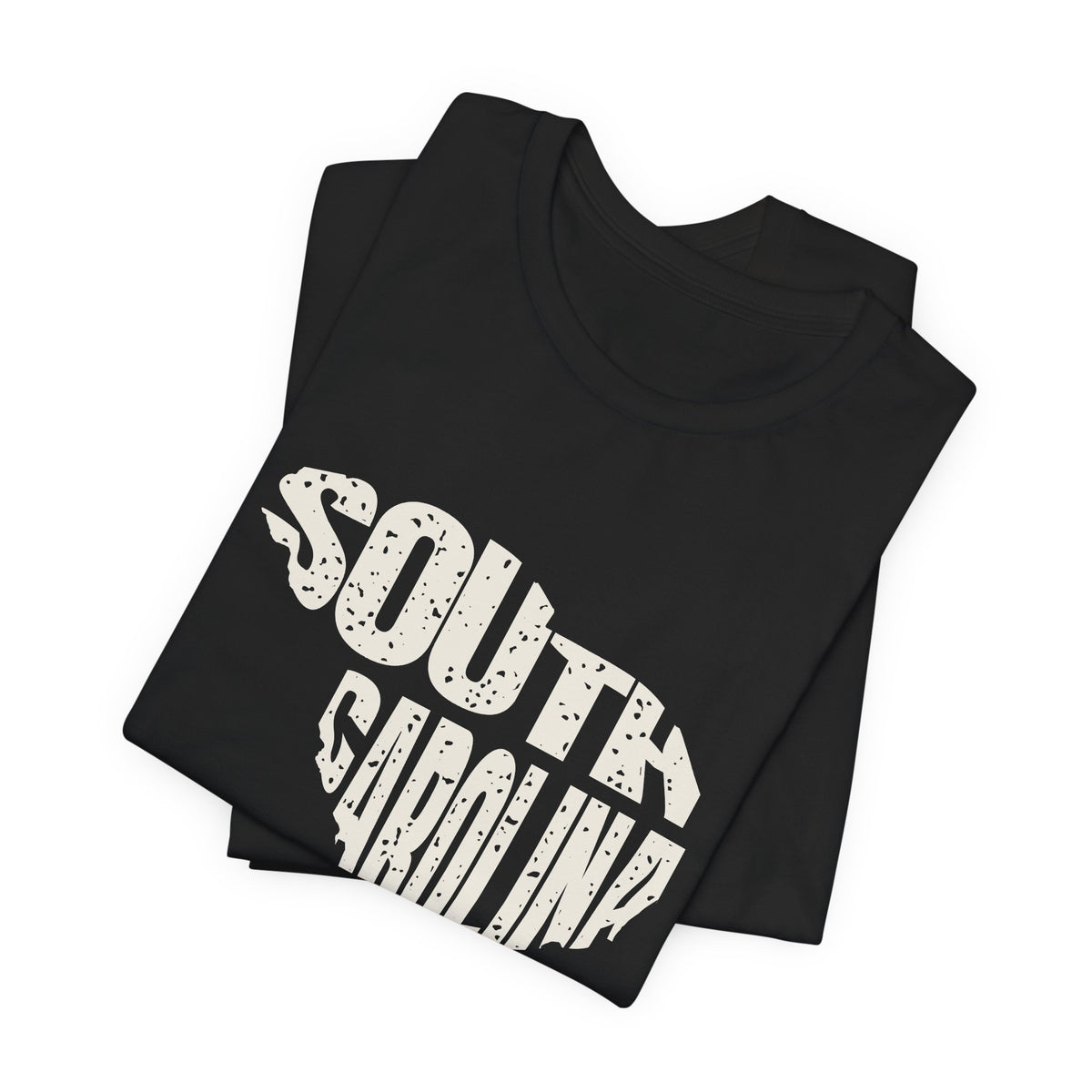 South Carolina Vintage Letters Map T-Shirt