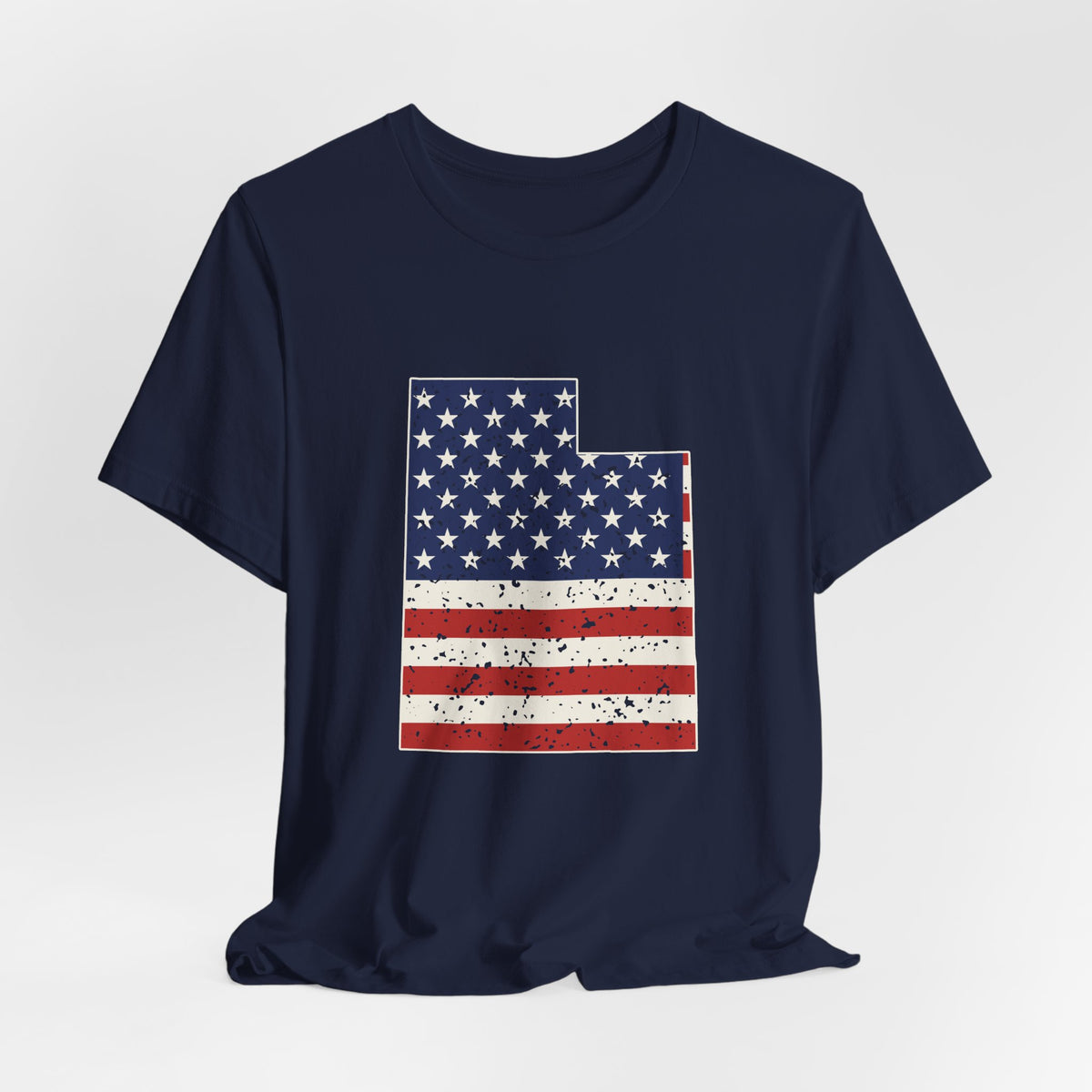 Utah American Flag Map T-Shirt
