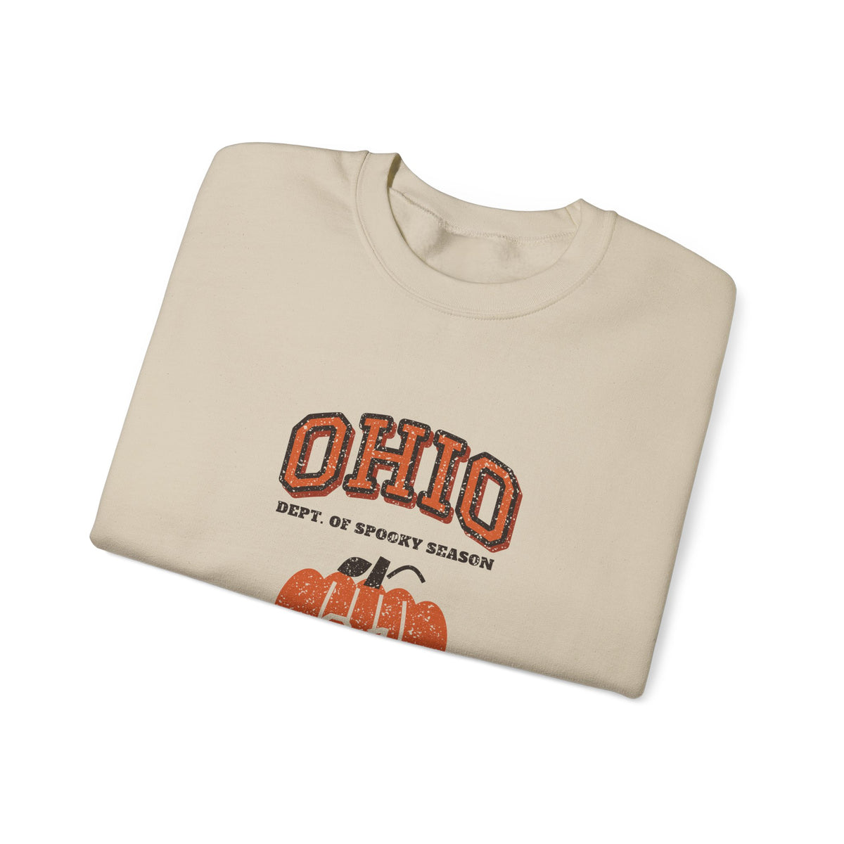 Ohio Dept. of Spooky Season Varsity Crewneck Sweatshirt