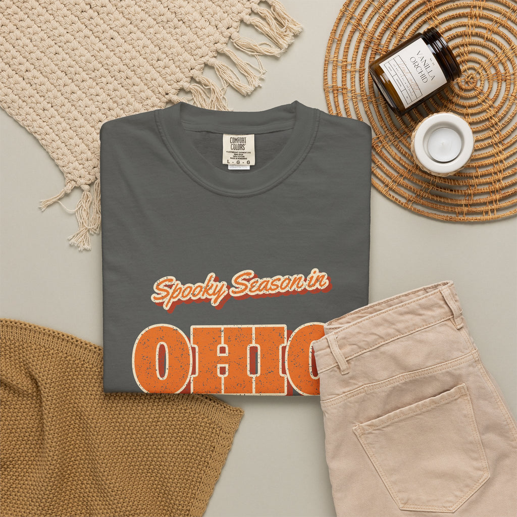 Spooky Season in Ohio Vintage Postcard T-Shirt