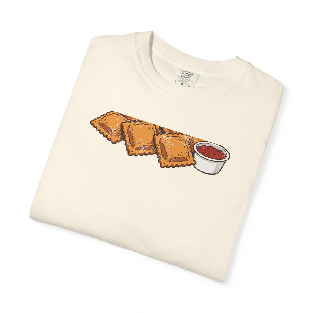St Louis Toasted Ravioli Retro Food Illustration T-Shirt