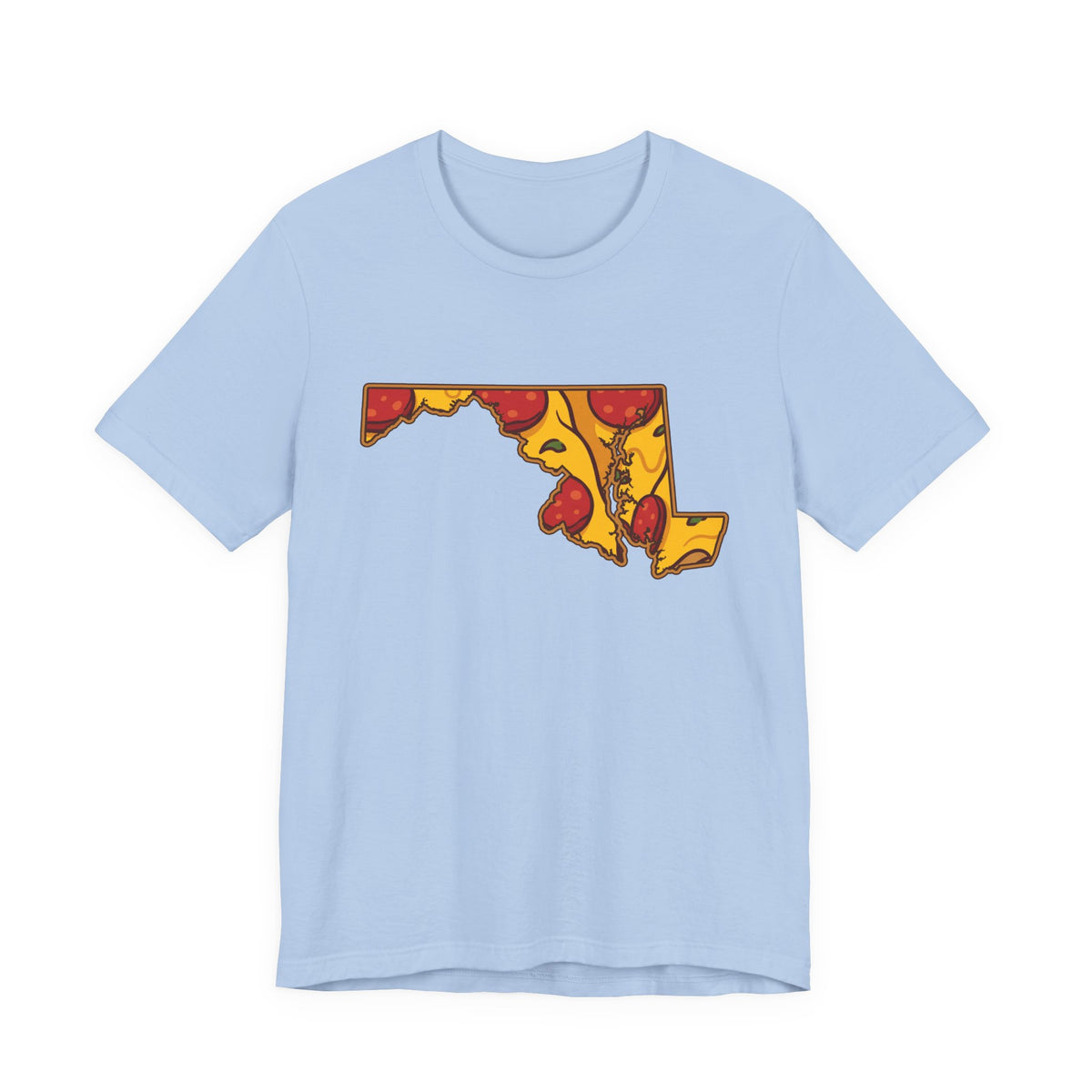 Maryland Pizza Map T-Shirt