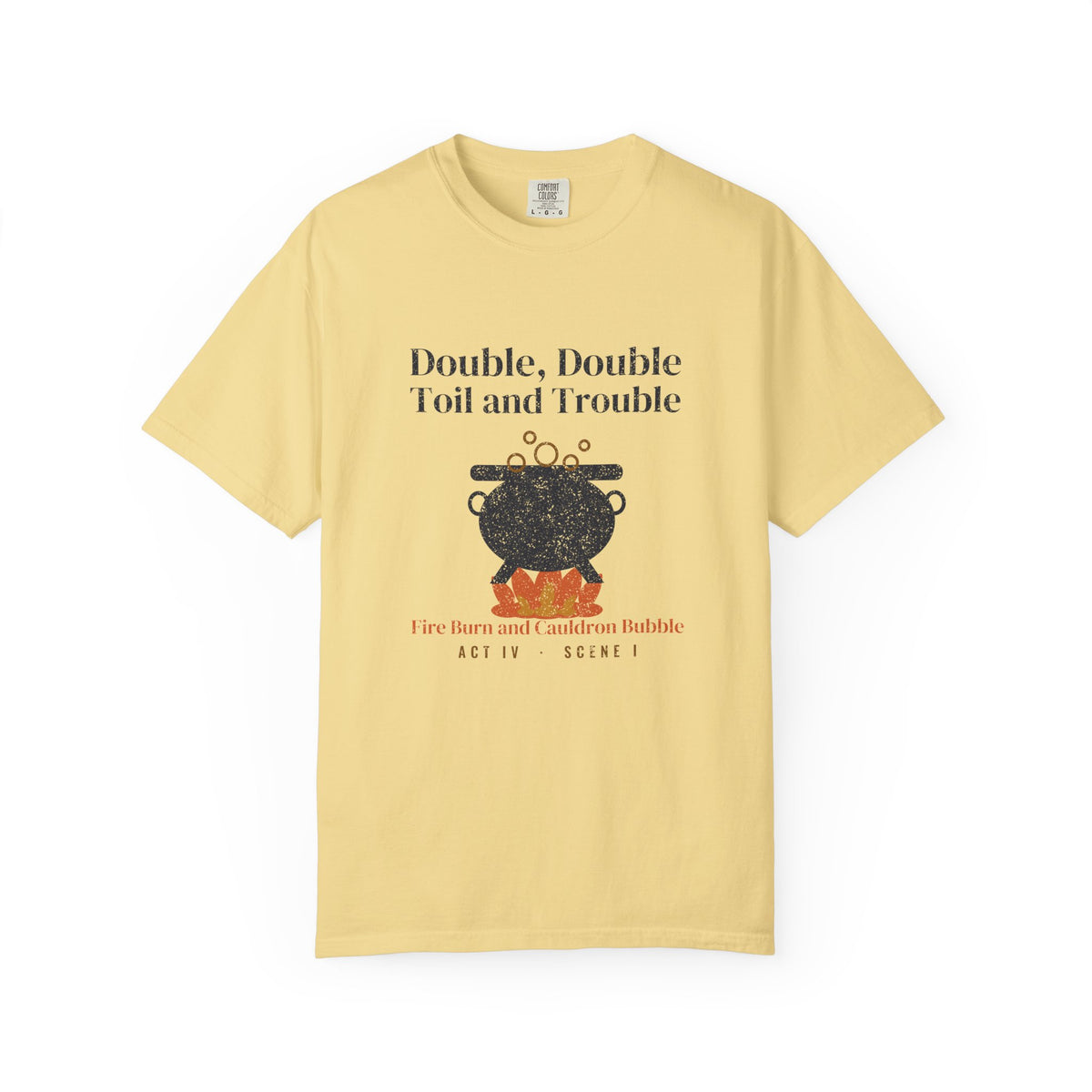 Double Double Toil and Trouble Cauldron T-Shirt