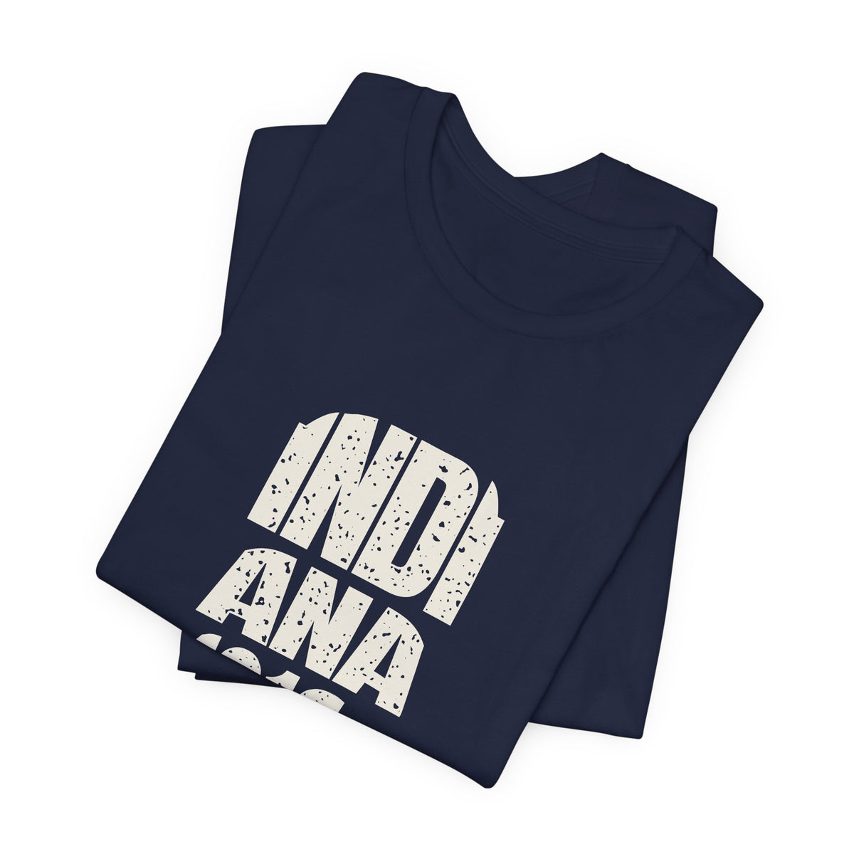 Indiana Vintage Letters Map T-Shirt
