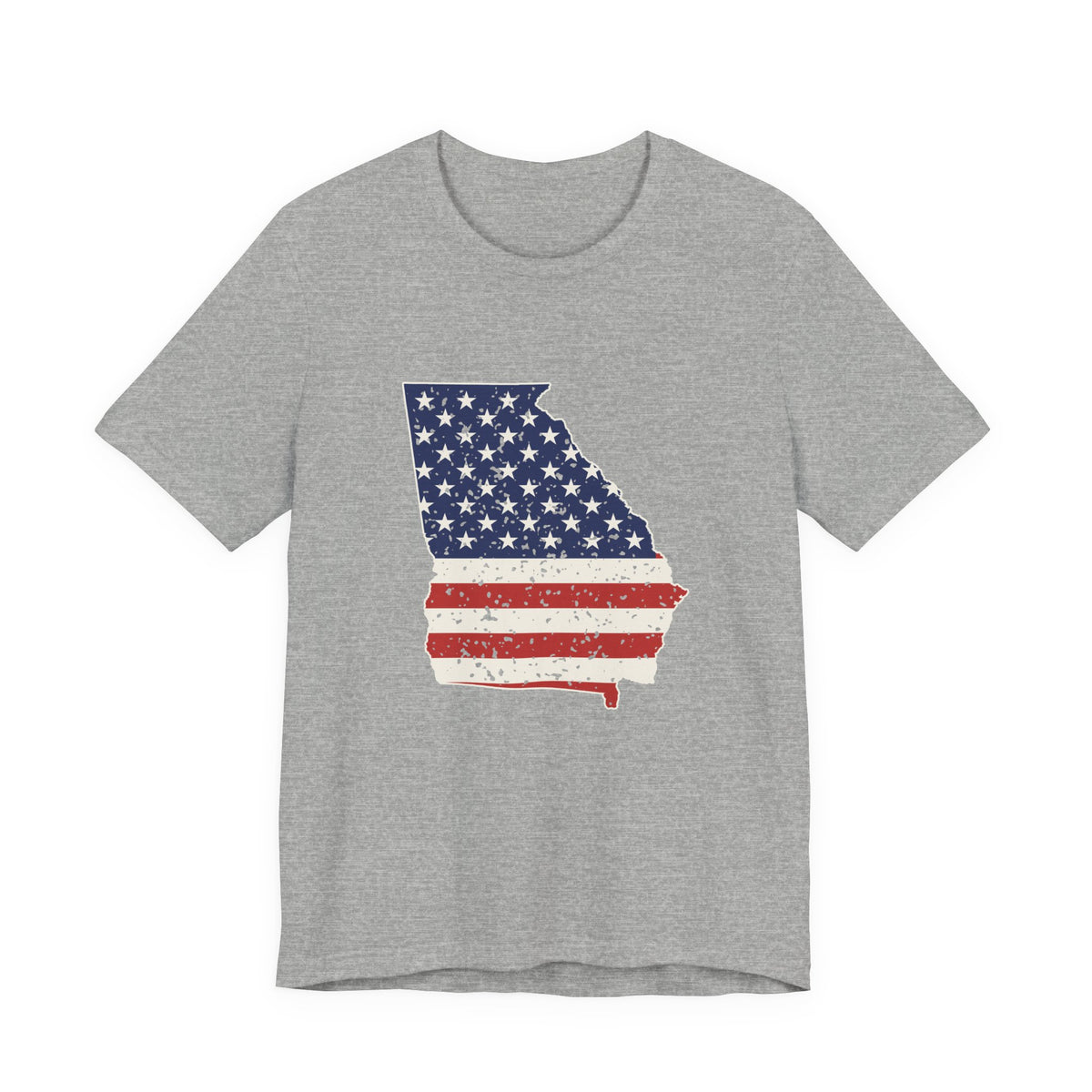 Georgia American Flag Map T-Shirt
