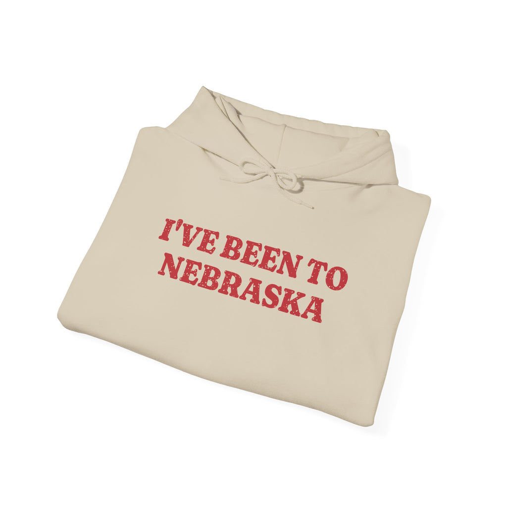 I've Been to Nebraska Vintage Travel Souvenir Hoodie