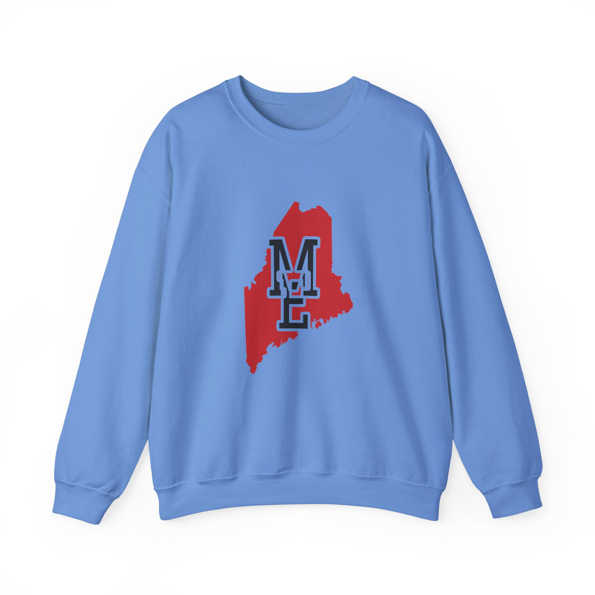 Maine Varsity Monogram Map Crewneck Sweatshirt